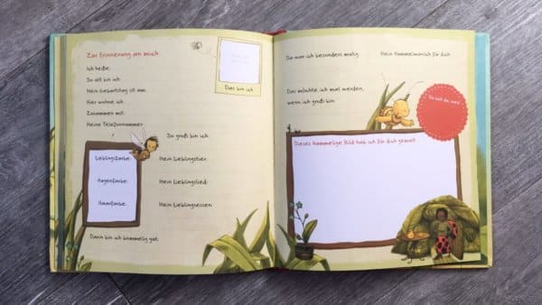 Die kleine Hummel Bommel Freundebuch Kindergarten